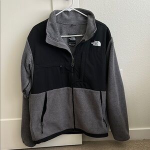The North Face Black and Gray Fleece Jacket